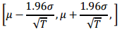 Mean and standard deviation formulas